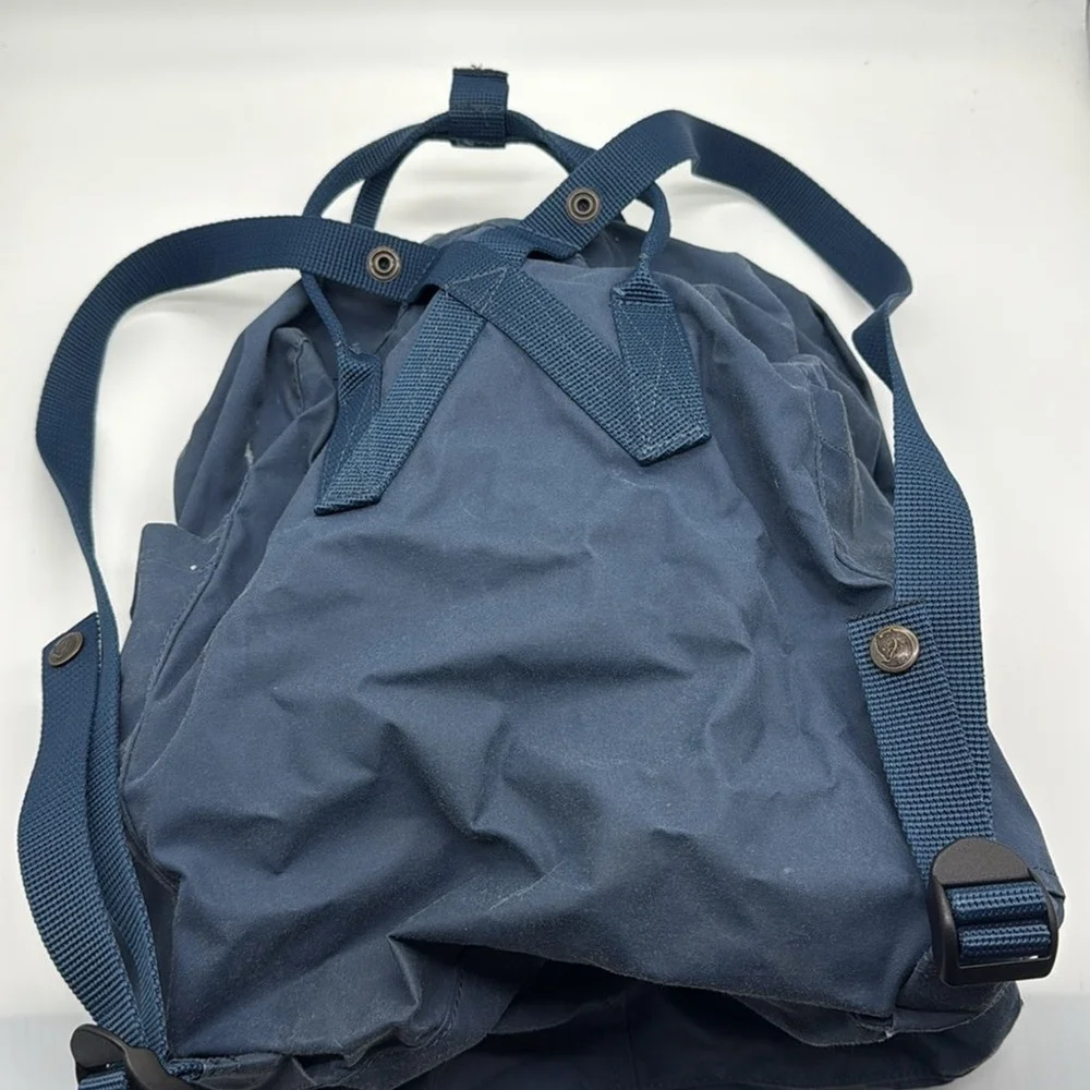 Fjallraven Kanken Small Backpack Double Handle Navy Bag Blue